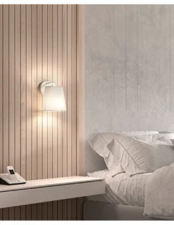 Aplique de pared Nemo - Novolux Lighting - Lámpara con pantalla de tela colgante