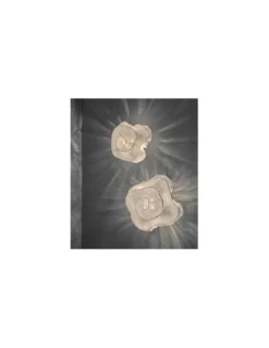 Aplique de pared Nevo- a-emotional light - Lámpara de pared decorativa, malla de acero inoxidable
