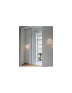 Aplique de pared Nevo- a-emotional light - Lámpara de pared decorativa, malla de acero inoxidable
