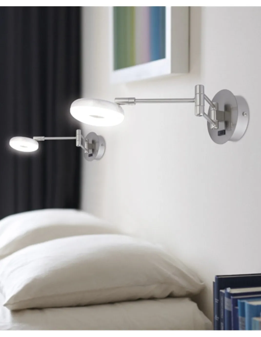 Aplique de pared Niky - AJP - Lámpara de lectura para pared con LED dirigible