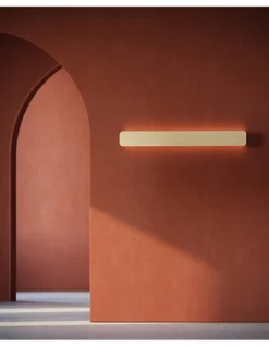 Aplique de pared Nina – Luz Negra – Lámpara de madera en 2 tamaños, LED no regulable/Dali-Push
