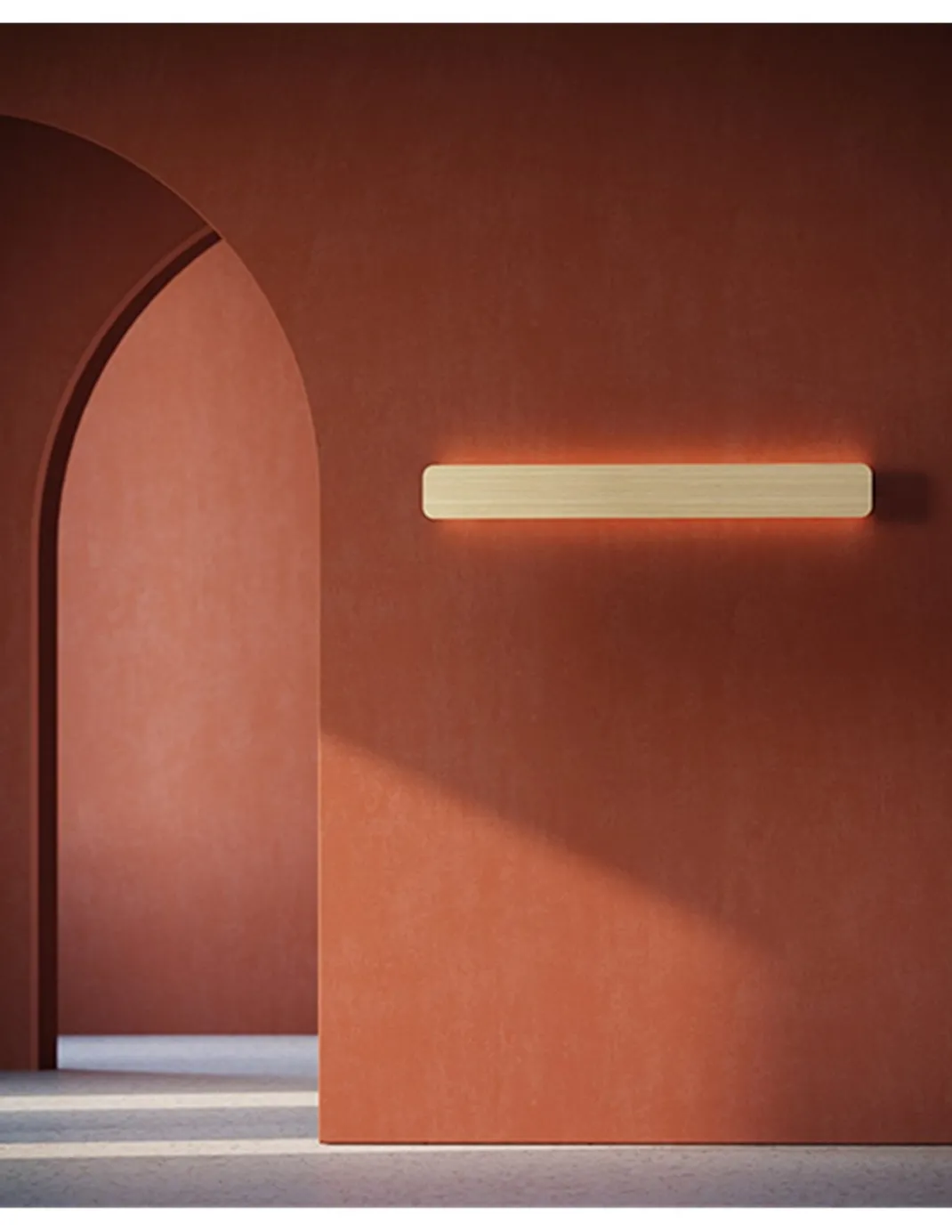 Aplique de pared Nina – Luz Negra – Lámpara de madera en 2 tamaños, LED no regulable/Dali-Push