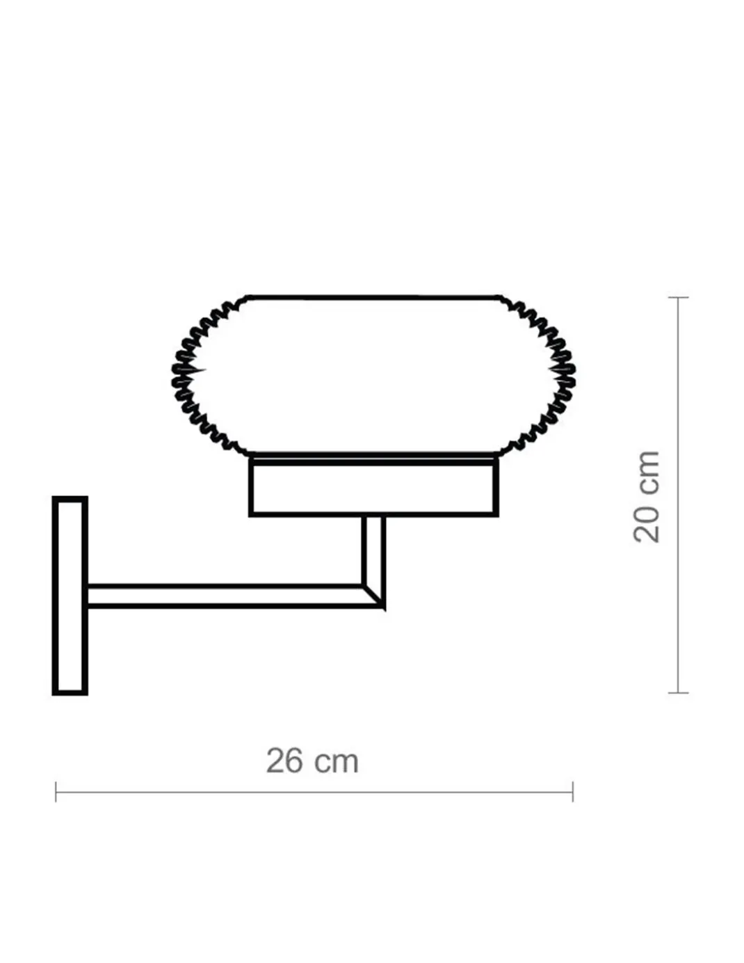 Aplique de pared Niuet – Luxcambra – Pantalla de mimbre natural, estructura blanca