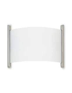 Aplique de pared Niza – FORLIGHT – Lámpara de cristal, Largo: 31 cm