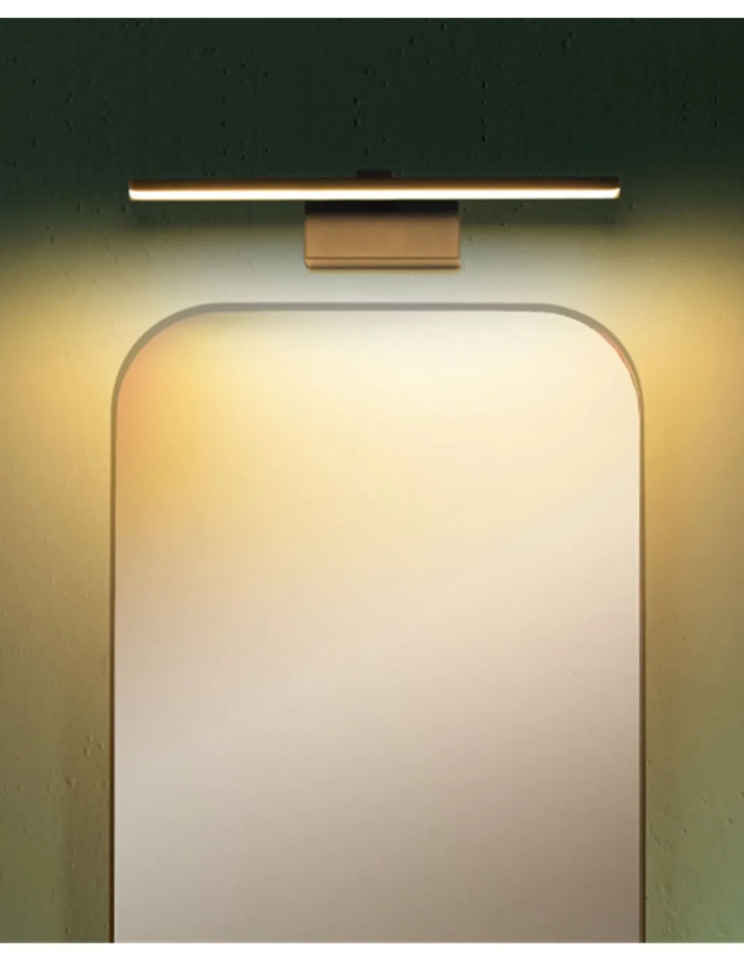 Aplique de pared Nora – FORLIGHT – Lámpara para espejo de baño negra, Disponible en 2 tamaños, LED 4000K