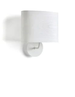 Apliquede pared Nordic – Massmi – Lámpara de madera blanca, 1xE27