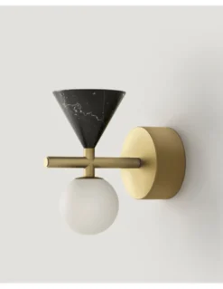 Aplique de pared Oneta – Aromas – Aplique de pared decorativo, Mármol, tipo bola