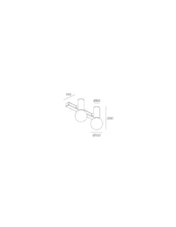 Aplique de pared para espejos Mist – LedsC4