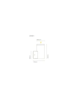 Aplique de pared para exterior Cala - Nexia