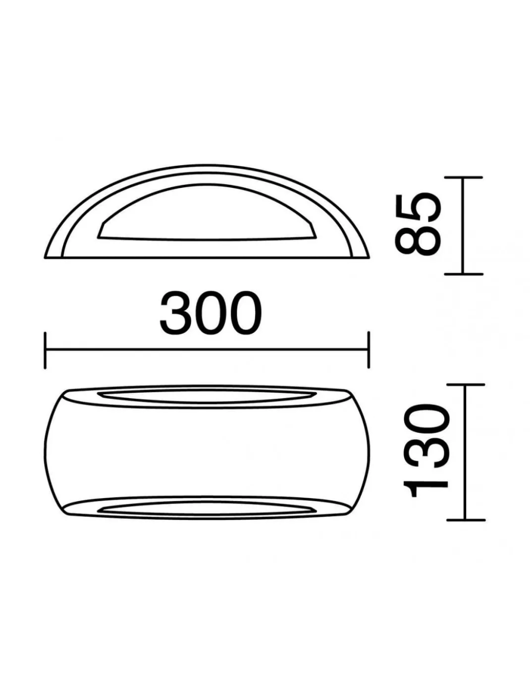 Aplique de pared para exterior Calm - Dopo - Novolux Lighting