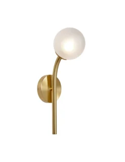 Aplique de pared Patty - Pedret Lighting - Lámpara tipo bola dorada