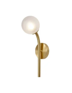 Aplique de pared Patty - Pedret Lighting - Lámpara tipo bola dorada