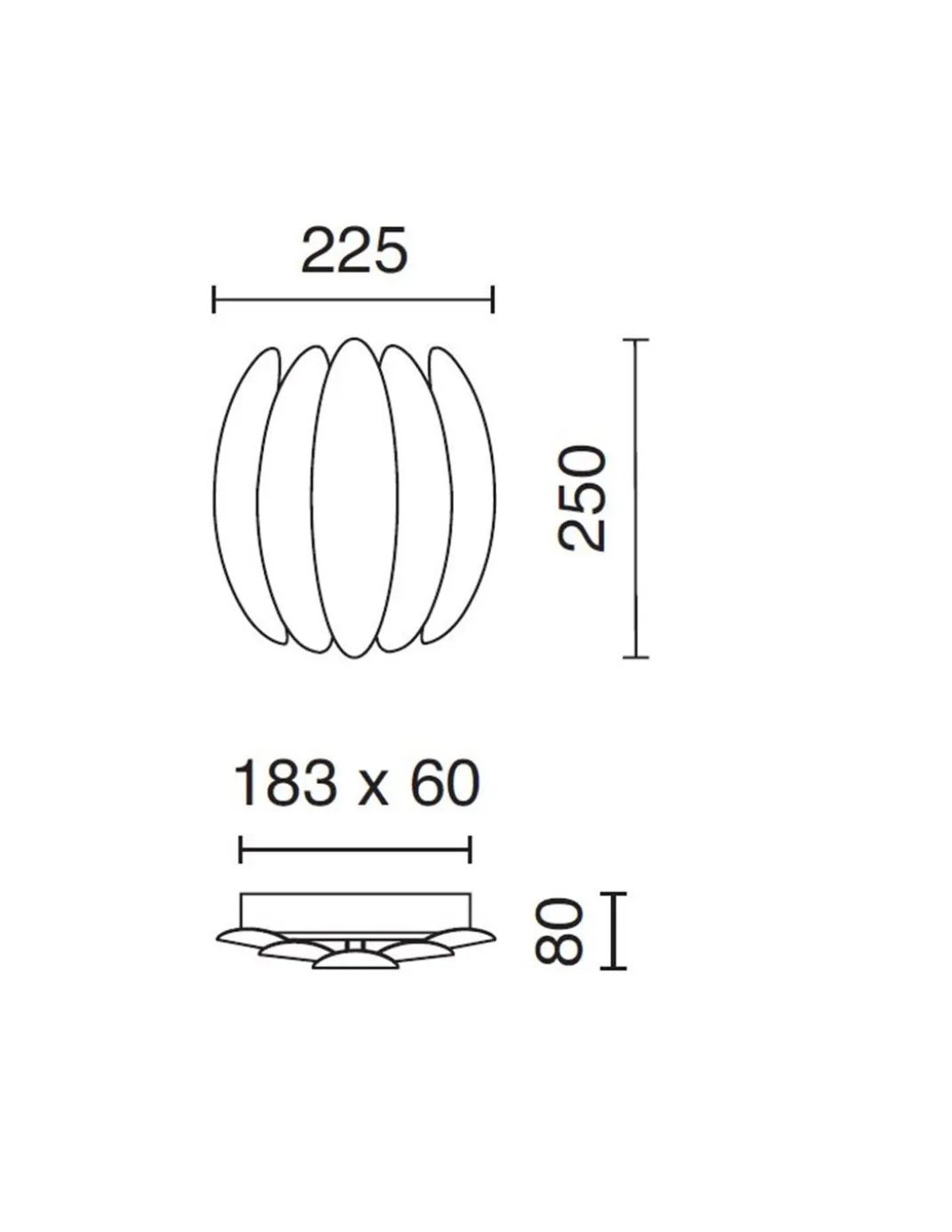 Aplique de pared Petal - Novolux Lighting - Lámpara decorativa en forma de flor