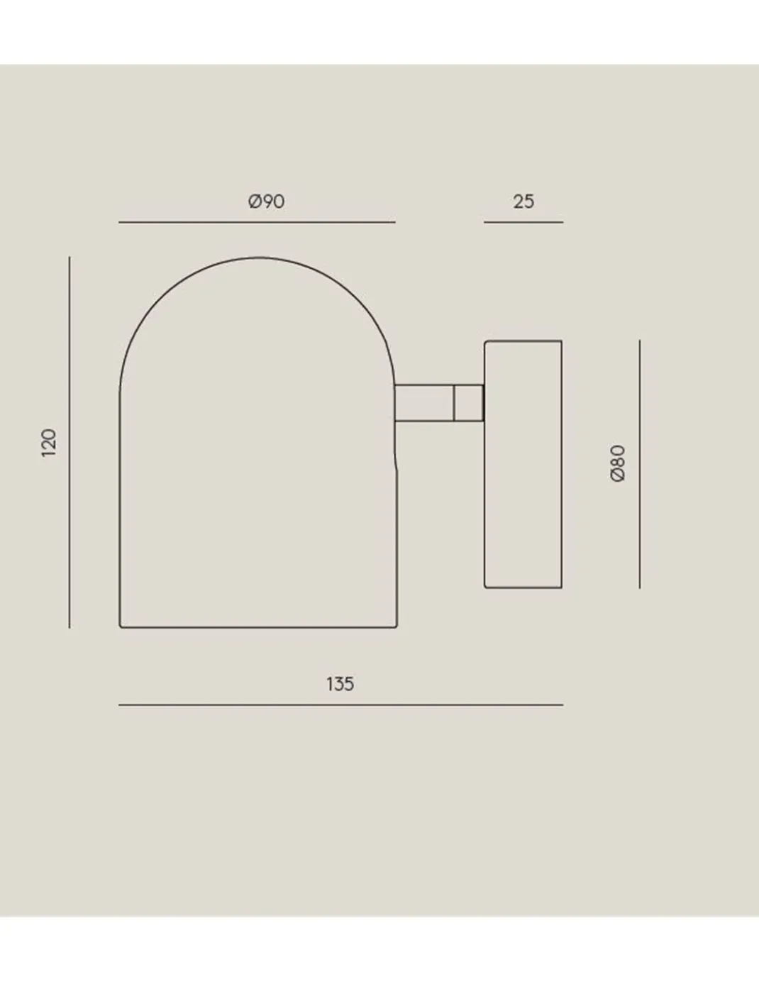 Aplique de pared Pipe – Aromas – Aplique orientable, Lámpara negra, LED 3000K