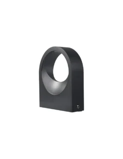 Aplique de pared Plaça - Nexia - Lámpara de exterior semicircular, luz ambiental