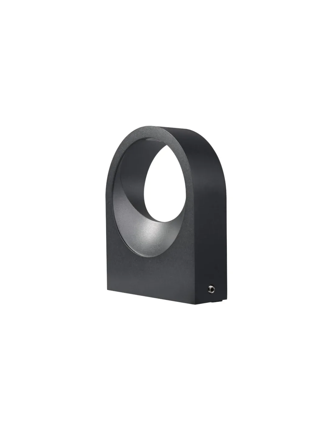 Aplique de pared Plaça - Nexia - Lámpara de exterior semicircular, luz ambiental