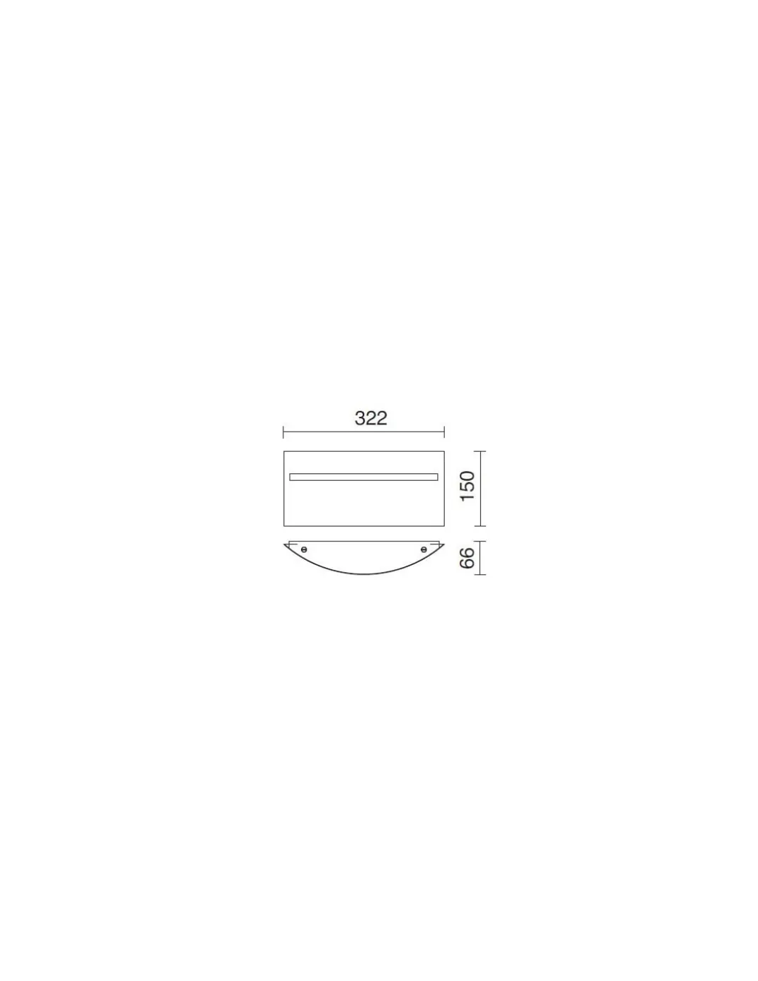 Aplique de pared plata Cluny - Exo - Novolux Lighting