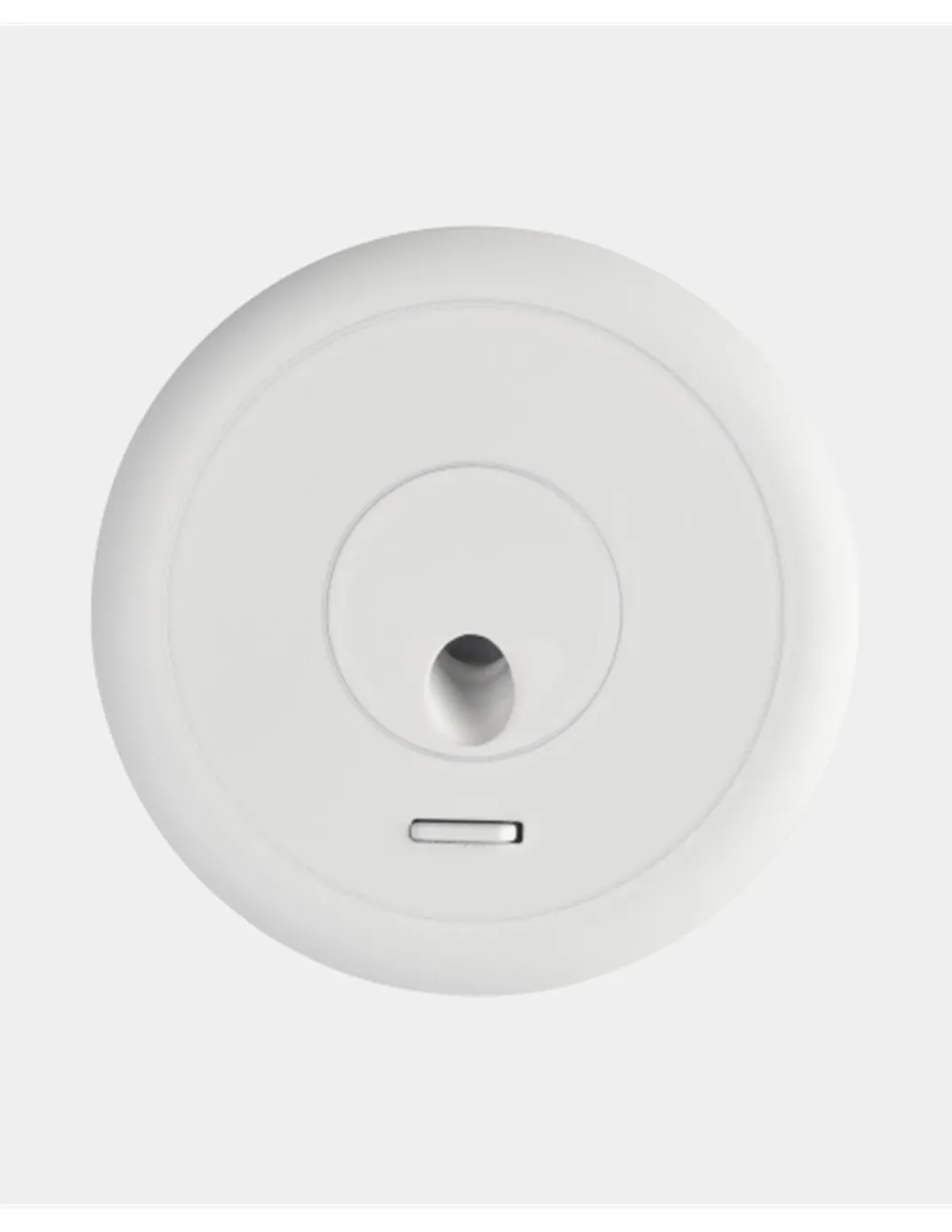 Aplique de pared Radar – LedsC4 – Lámpara minimalista en blanco o negro, LED 3000K, Regulable corte de fase