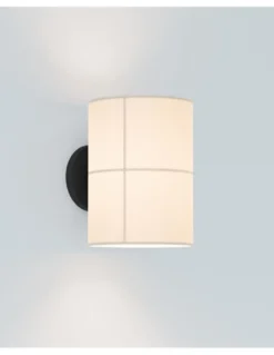 Aplique de pared Rania – Robin – Pantalla crema blanca en 2 tamaños