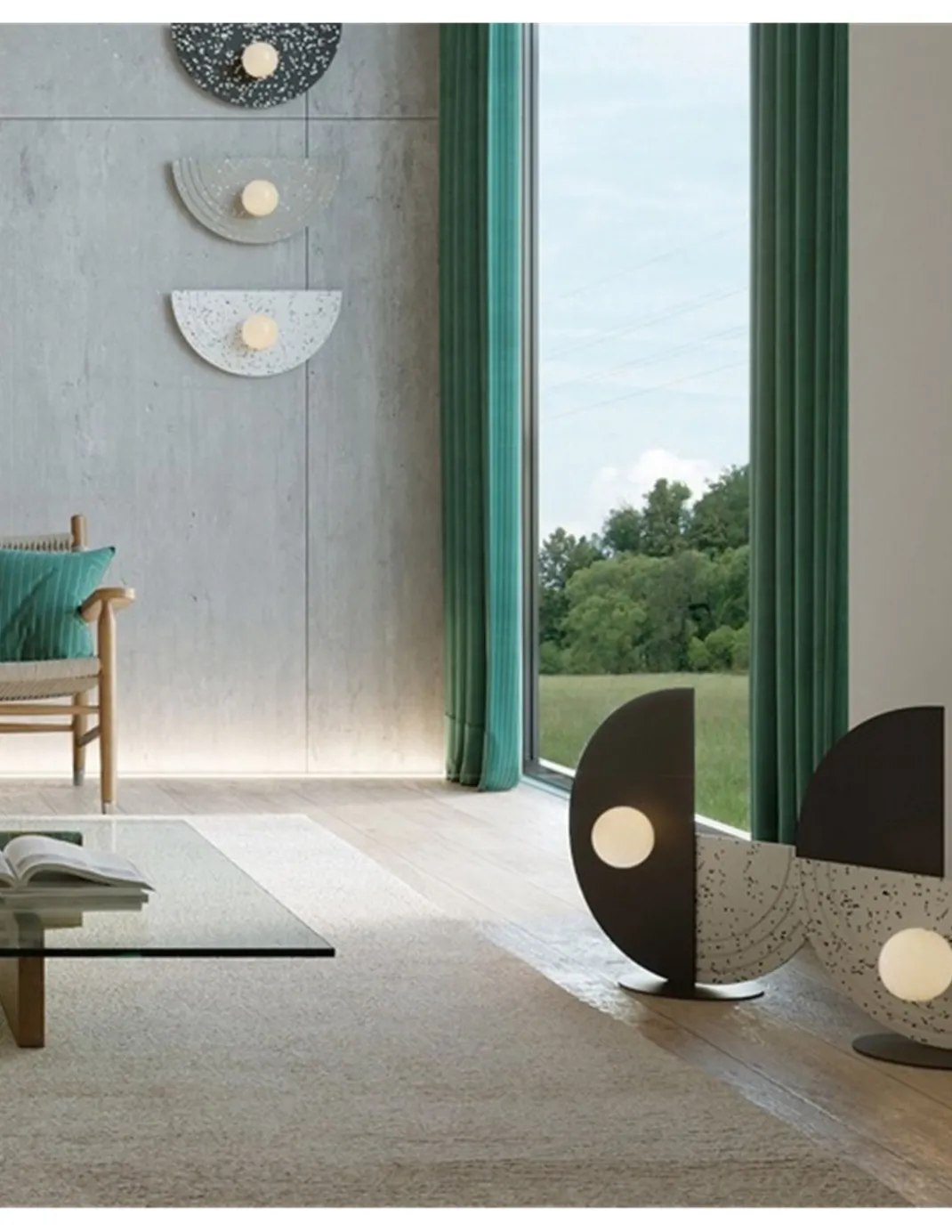 Aplique de pared Regina – Robin – Diseño minimalista disponible en 3 acabados