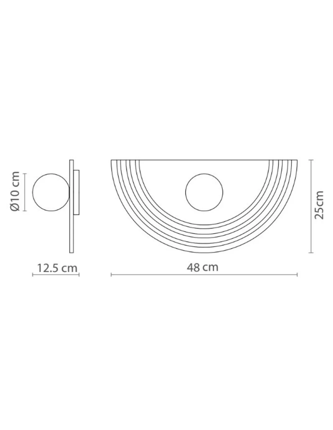 Aplique de pared Regina – Robin – Diseño minimalista disponible en 3 acabados