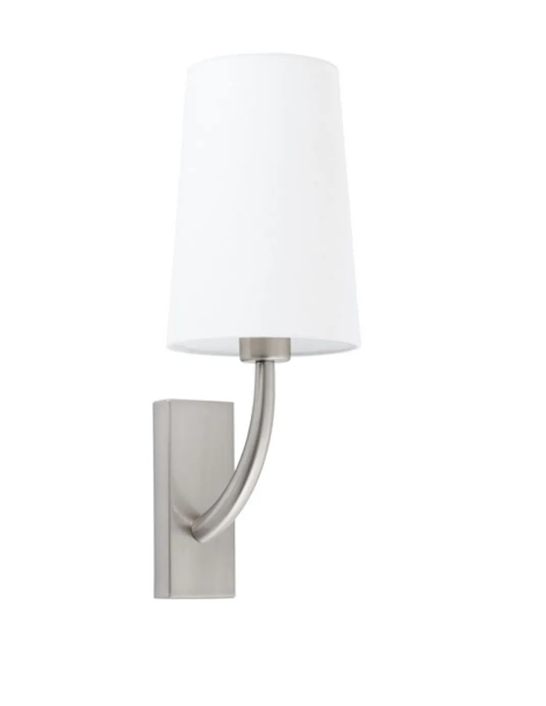 Aplique de pared Rem - Faro - Pantalla textil con brazo metálico y diseño decorativo