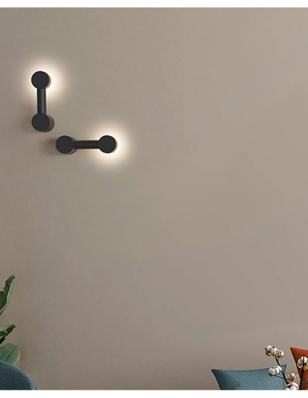 Aplique de pared Rigoberta Indirect Mono – Robin – Lámpara LED 3000K 920 lm, Diseño minimalista