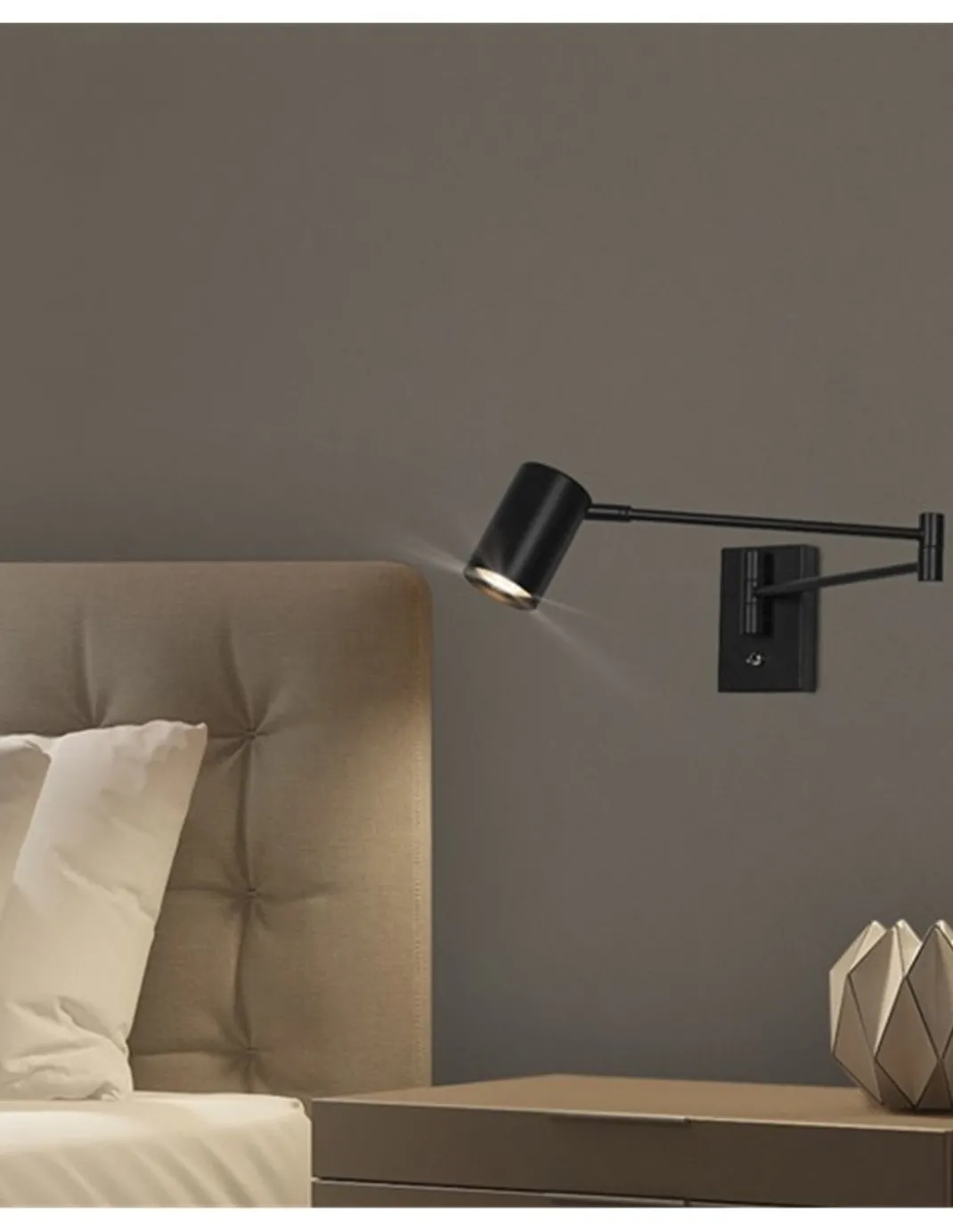 Aplique de pared Romeo – AJP – Lámpara de lectura orientable, diseño moderno