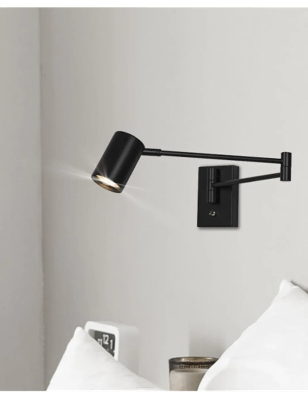 Aplique de pared Romeo – AJP – Lámpara de lectura orientable, diseño moderno