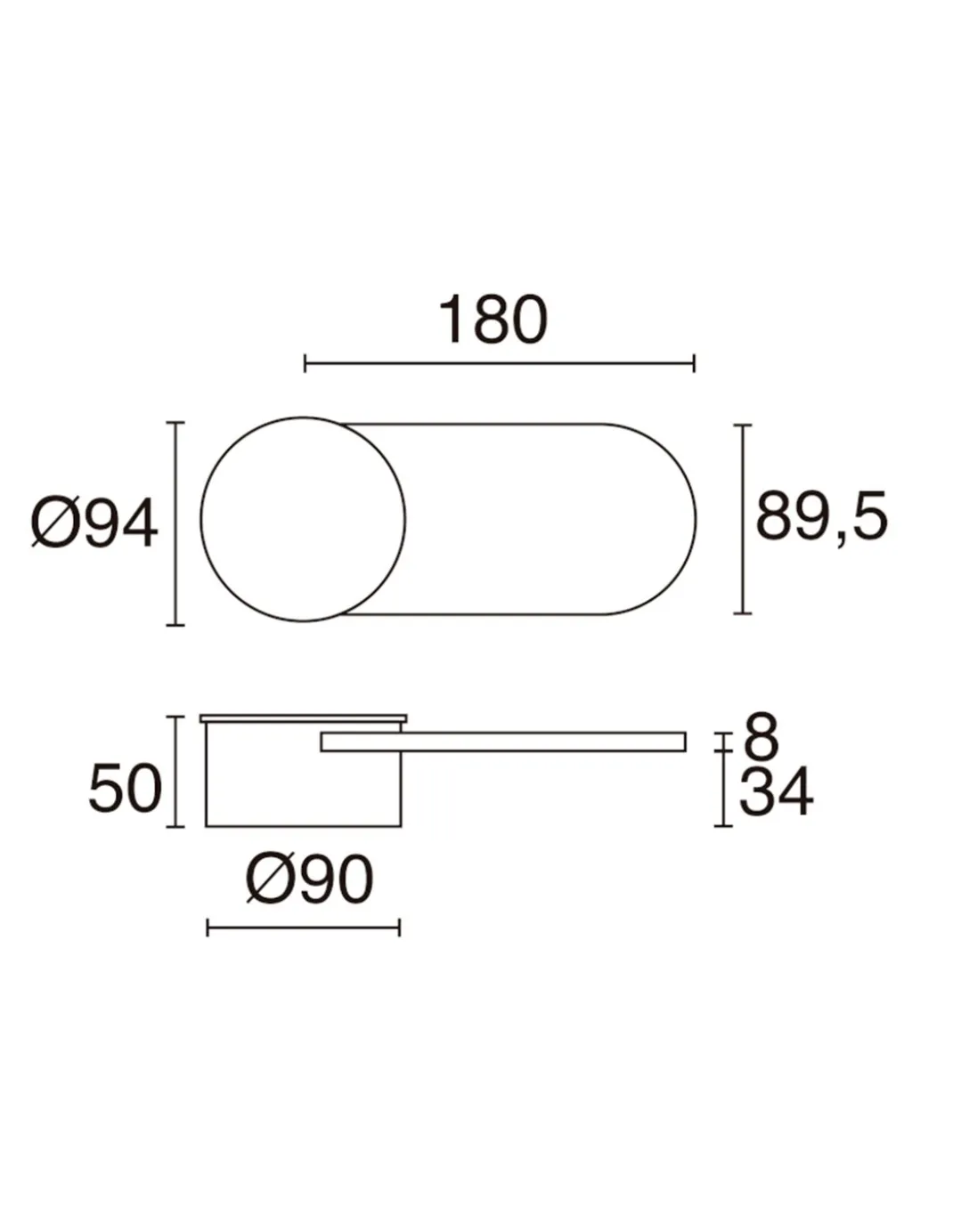 Aplique de pared Sign - Novolux Lighting - Lámpara de señalización