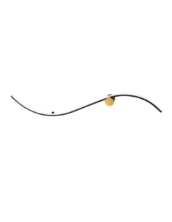 Aplique de pared Siloe – Schuller – Lámpara minimalista negra