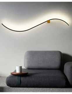 Aplique de pared Siloe – Schuller – Lámpara minimalista negra