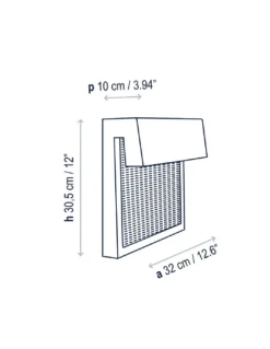 Aplique de Pared Sisal - Bover - Aplique exterior regulable