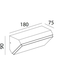 Aplique de pared Solden 9 cm - Mantra