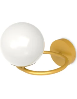 Aplique de pared Sphere – Pujol – Lámpara tipo bola, Pantalla inclinable