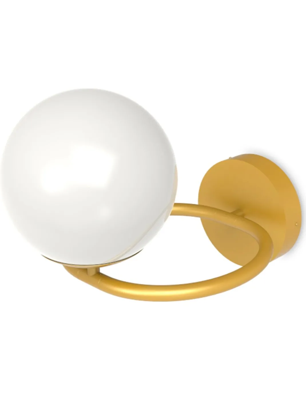 Aplique de pared Sphere – Pujol – Lámpara tipo bola, Pantalla inclinable