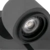 Aplique de pared Stone – Faro – Lámpara de cemento, 2 luces, Lector GU10