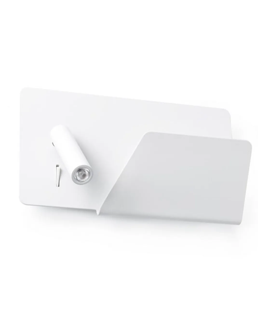 Aplique de pared Suau Derecho - Faro - Lámpara con bandeja y USB, luz orientable