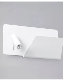 Aplique de pared Suau Derecho - Faro - Lámpara con bandeja y USB, luz orientable