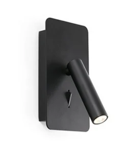 Aplique de pared Suau - Faro - Lámpara con cargador USB y lector LED