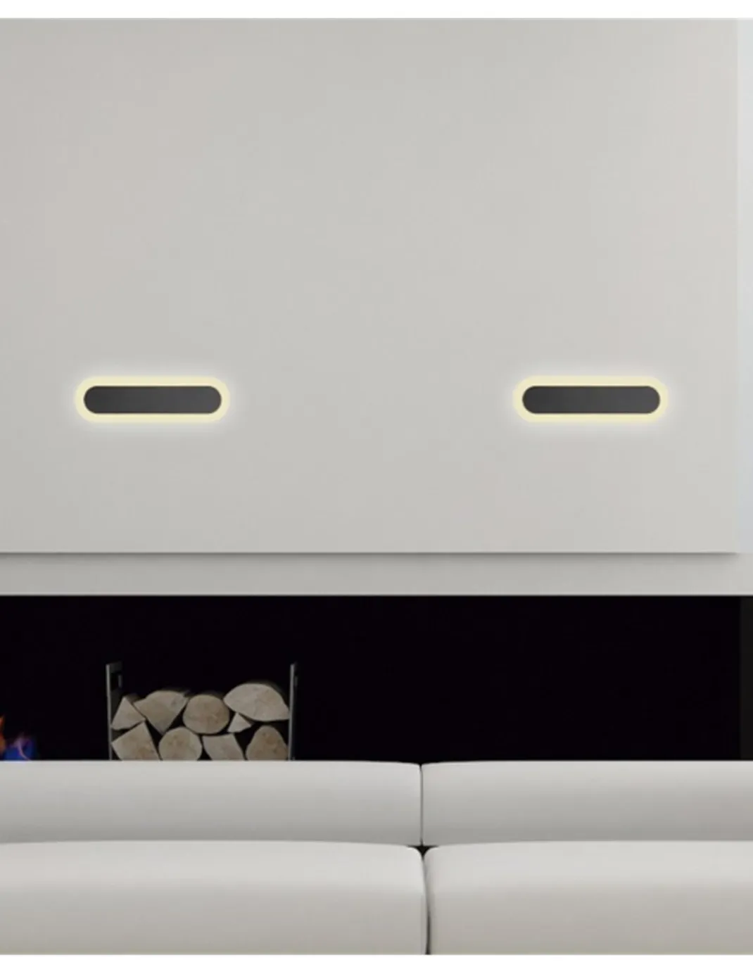 Aplique de pared Sultan – AJP – Lámpara minimalista en blanco o negro