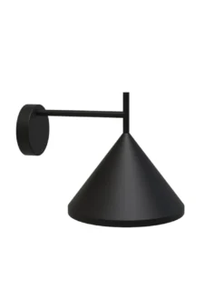 Aplique de pared Sutton – Luxcambra – Pantalla cónica en negro o blanco