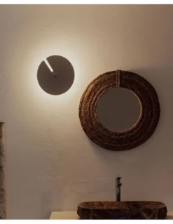 Aplique de pared Symphony - Milán - Lámpara minimalista circular, iluminación ambiental