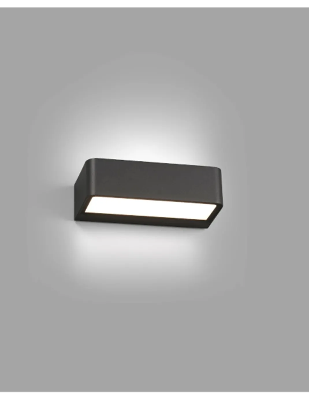 Aplique de pared Takua – Faro – Lámpara de exterior de aluminio en 3 colores