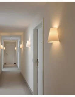 Aplique de pared Talya - ACB - Lámpara decorativa con pantalla textil