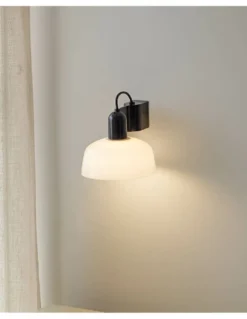 Aplique de pared Tatawin – Faro – Lámpara decorativa en blanco o negro