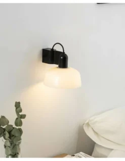 Aplique de pared Tatawin – Faro – Lámpara decorativa en blanco o negro