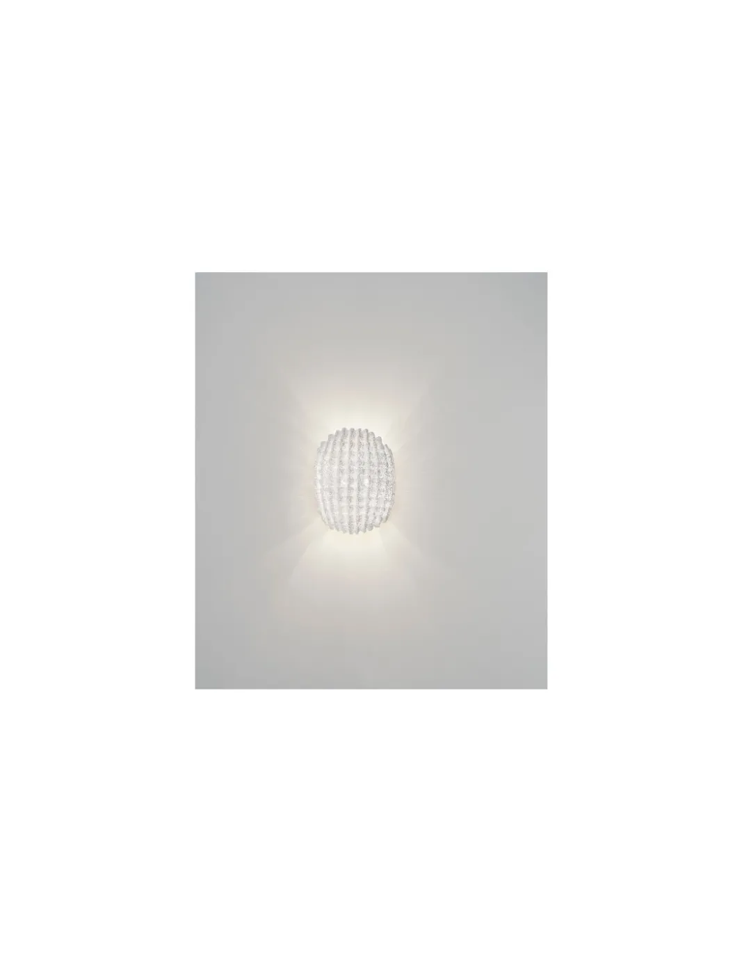 Aplique de pared Tati - a-emotional light - Aplique de diseño en malla de acero inoxidable