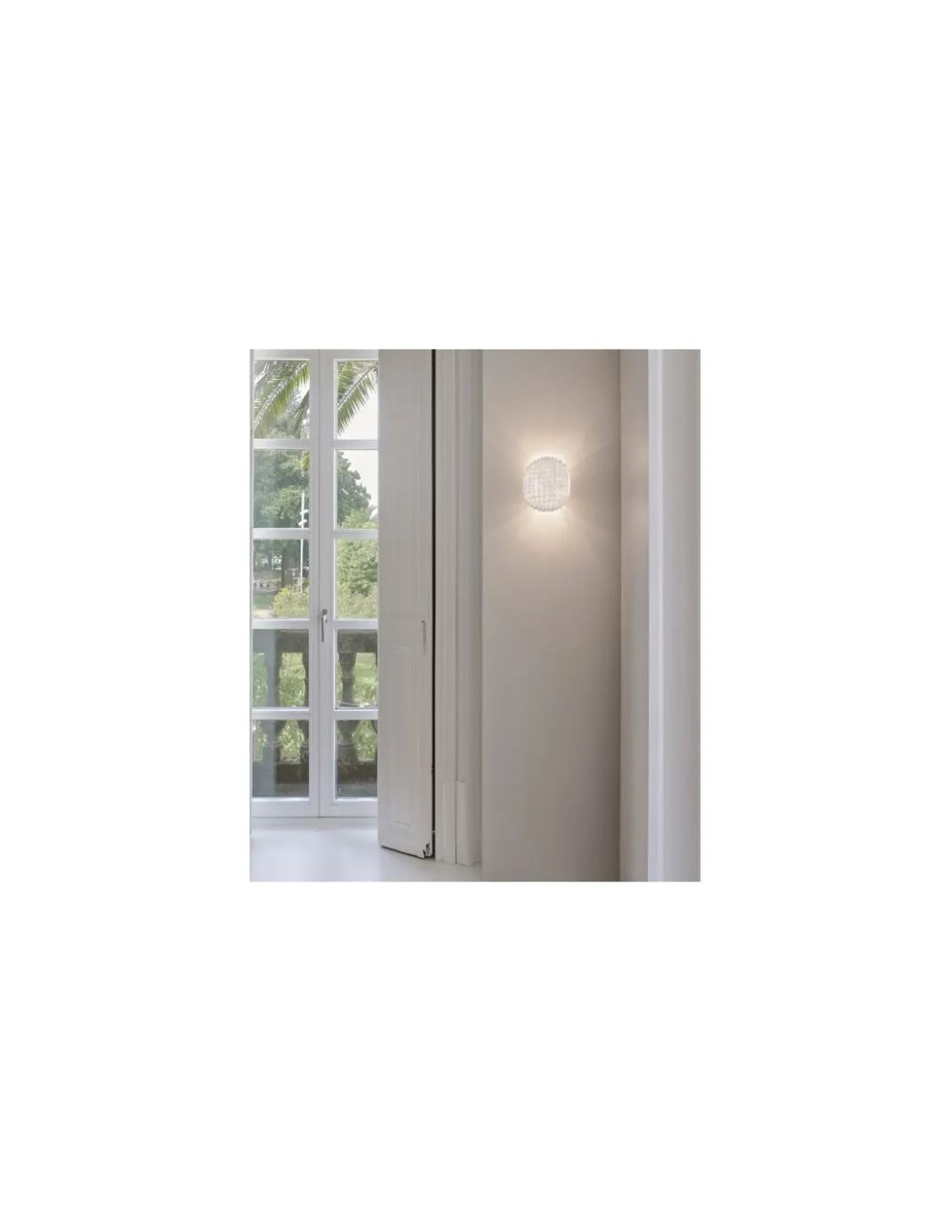 Aplique de pared Tati - a-emotional light - Aplique de diseño en malla de acero inoxidable