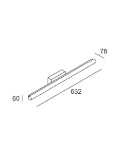 Aplique de pared Toilet – LedsC4 – Lámpara para espejo de baño, Disponible en 4 tamaños, LED 3000K